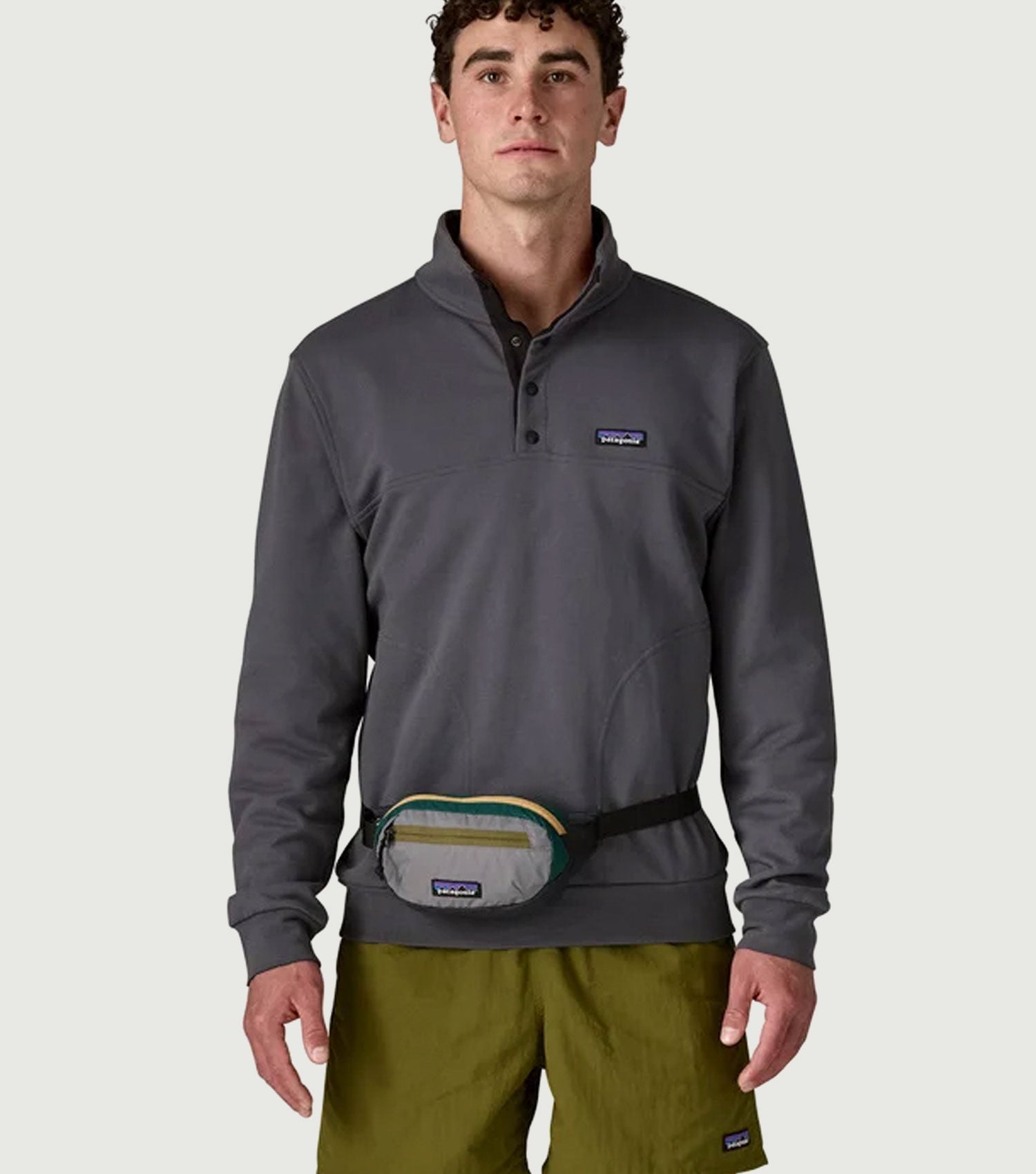Terravia Mini Hip Pack 1L Patchwork: Noble Grey - Patagonia