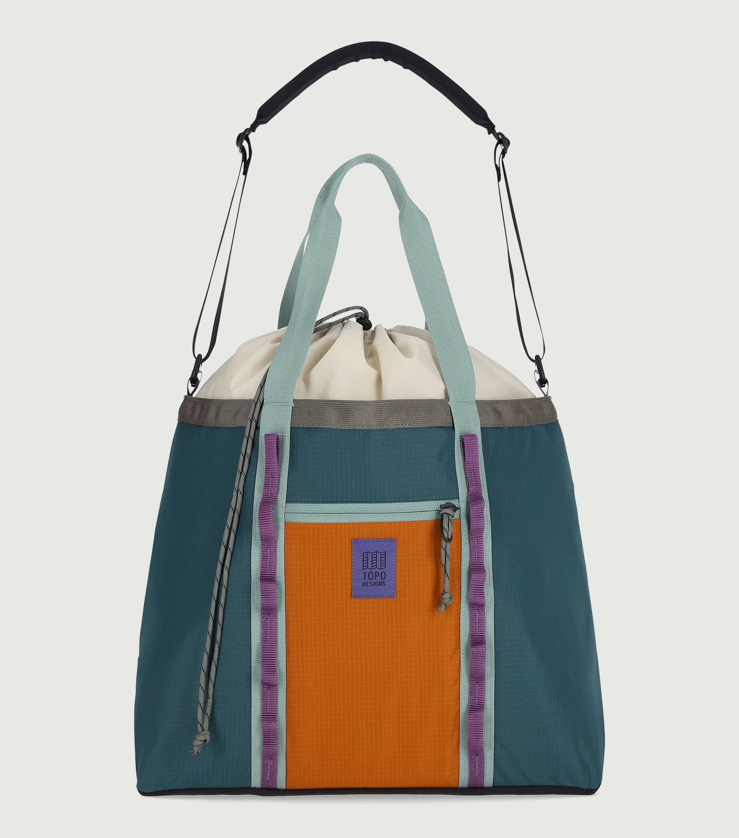 Mountain Utility Tote Pond Blue/Spice - Topo Designs