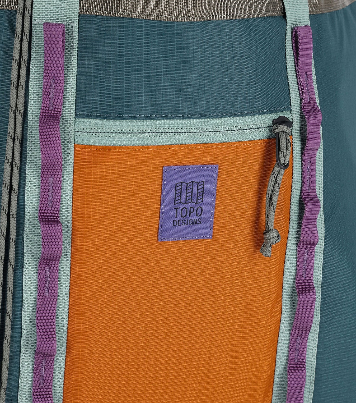 Mountain Utility Tote Pond Blue/Spice - Topo Designs