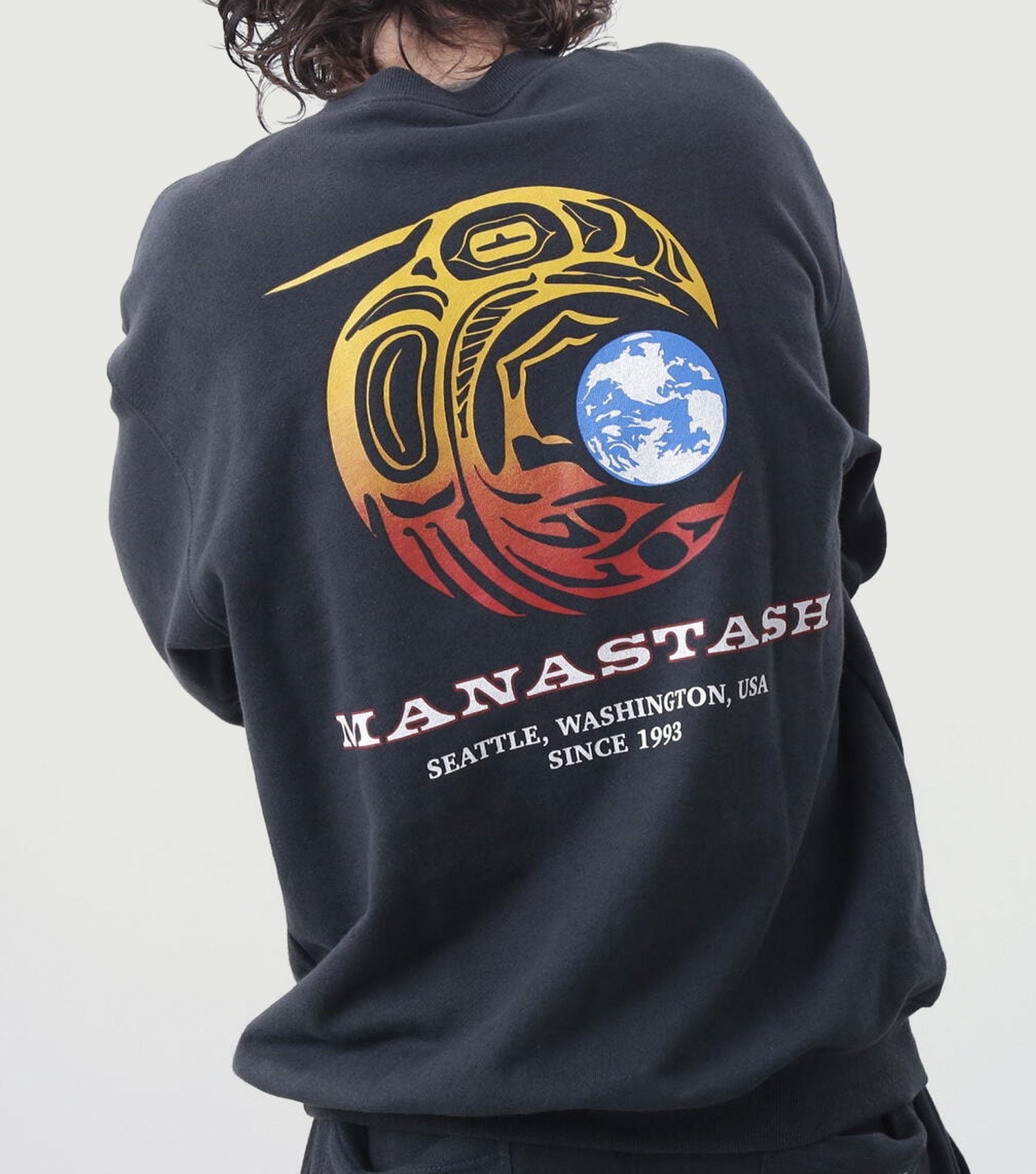 Cascade Sweatshirts Raven Black - Manastash