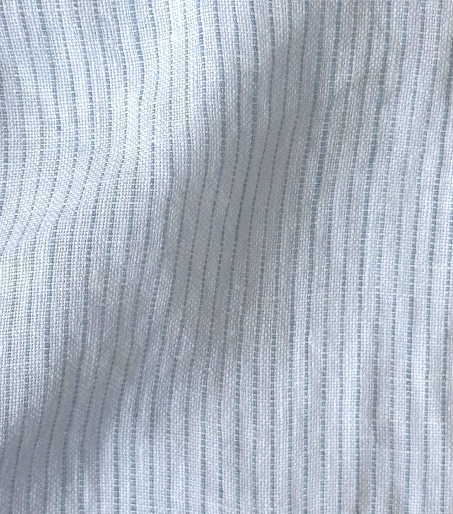 Linen Microstripes 1 Pocket Shirt White - Koike