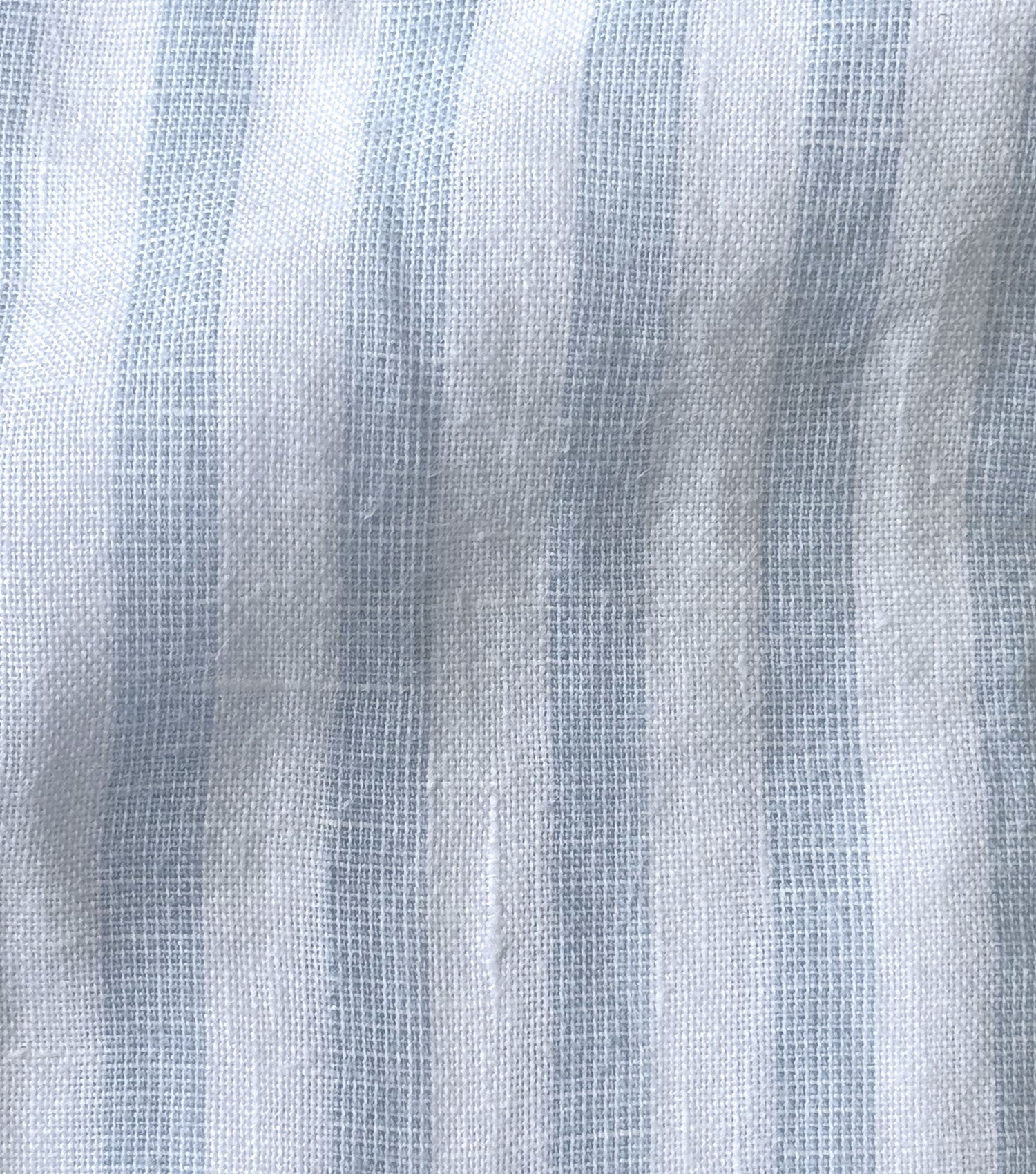 Linen Ministripes 1 Pocket Shirt Light Blue - Koike