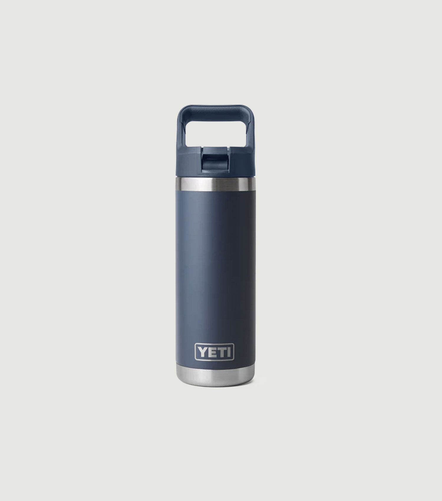 Rambler 18 Oz Straw Bottle Navy - Yeti