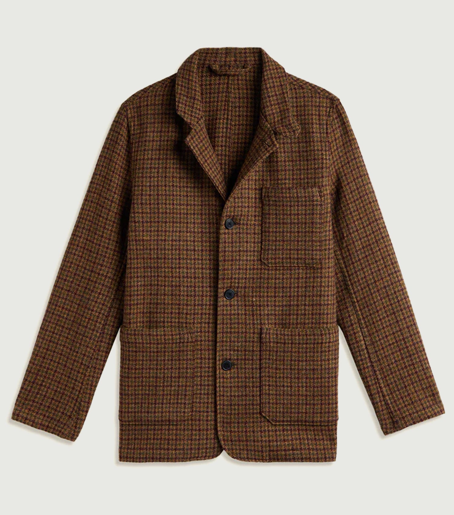 Working Blazer Wool M. Pied Poule - Portuguese Flannel