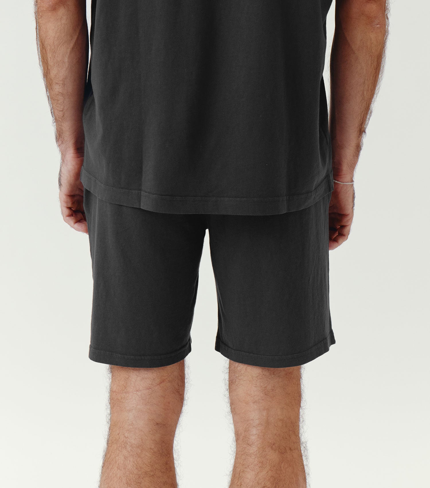 Cotton Jogger Short Charcoal - BLAW