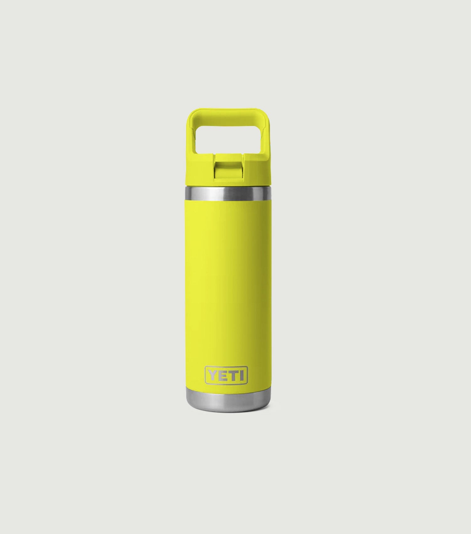 Rambler 18 Oz Straw Bottle Firefly Yellow - Yeti