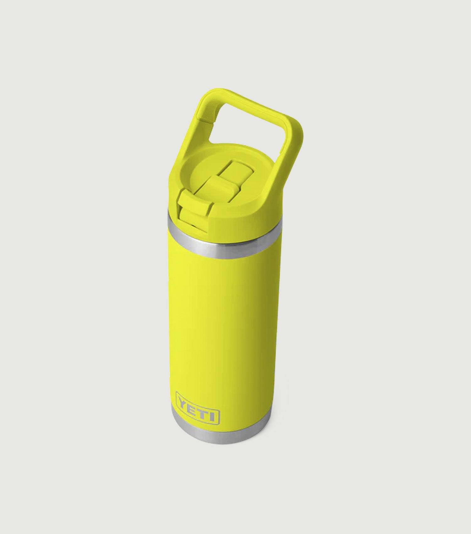 Rambler 18 Oz Straw Bottle Firefly Yellow - Yeti
