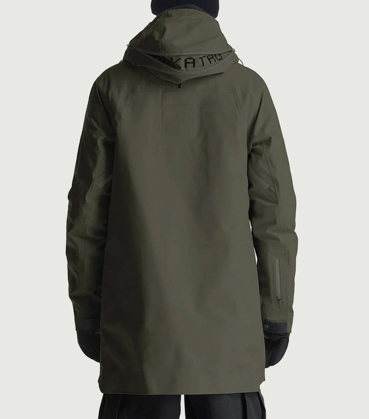 Qm434 Liner Parka Coffe Green - Krakatau