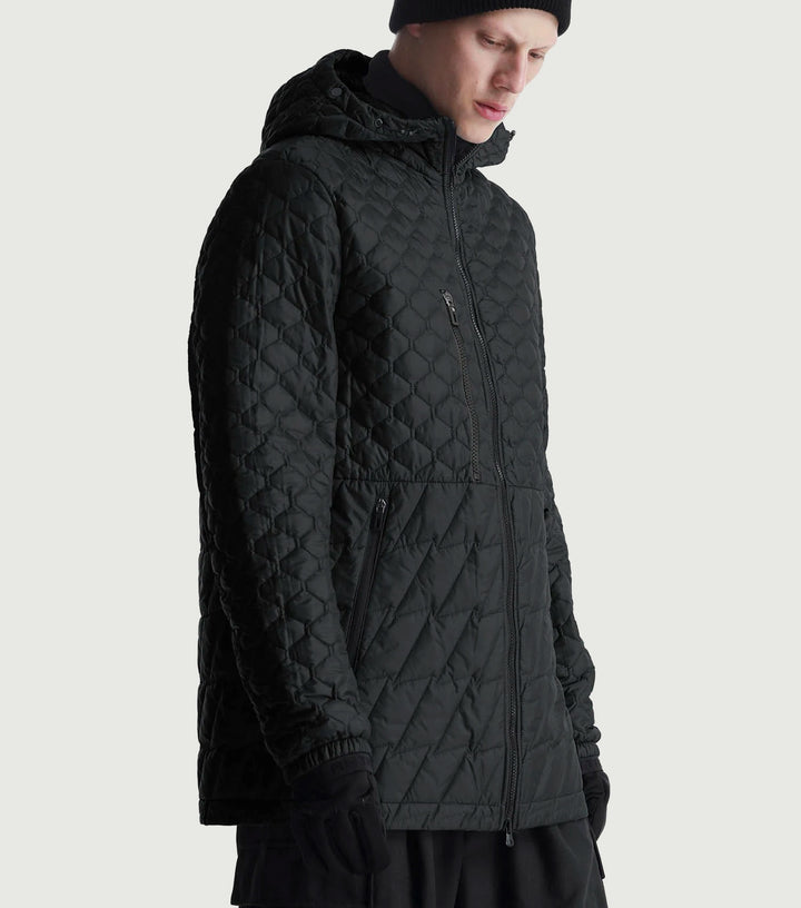 Qm434 Liner Parka Coffe Green - Krakatau