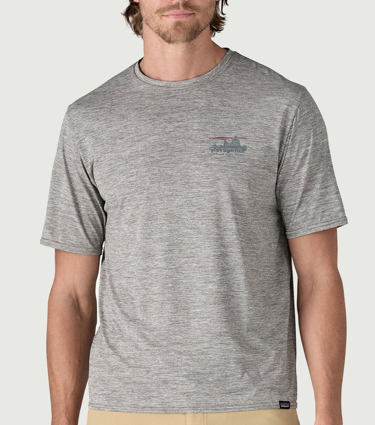 Men's Capilene® Cool Daily Graphic Shirt Feather Grey - Patagonia