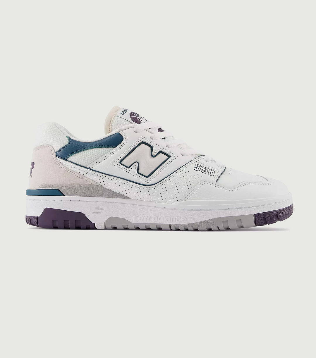 BB550WCB Sneakers White/Purple - New Balance