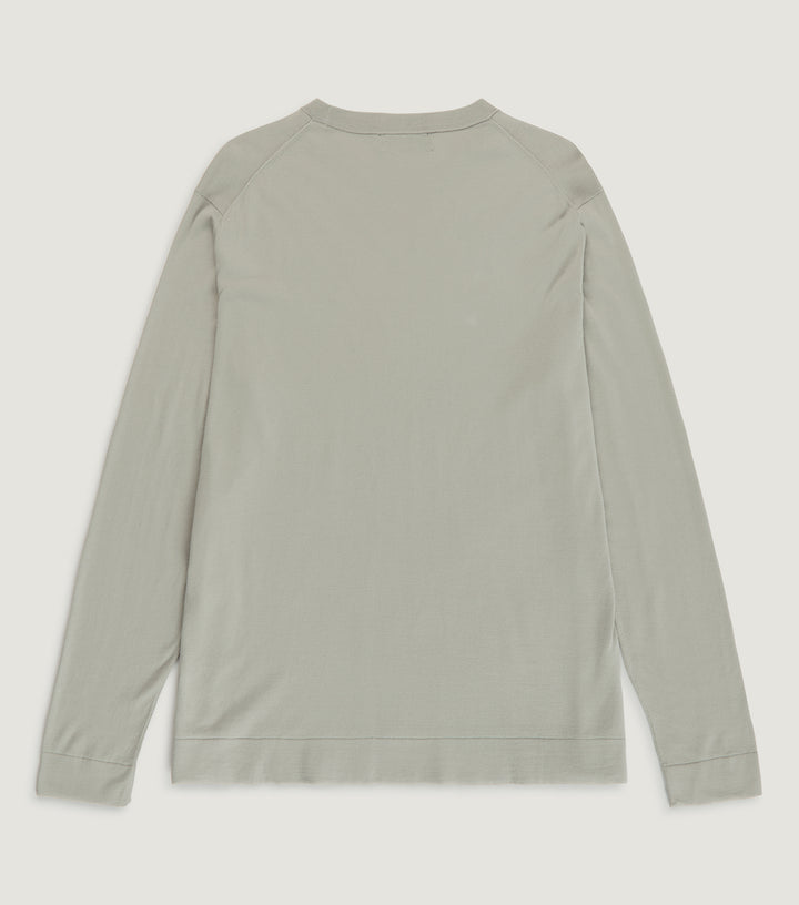 Organic Cotton Long Sleeve Sweater Khaki - BLAW
