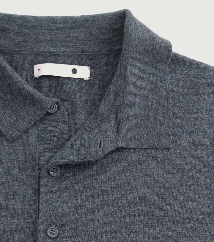 Polo Long Sleeve Grey - Silenciosa