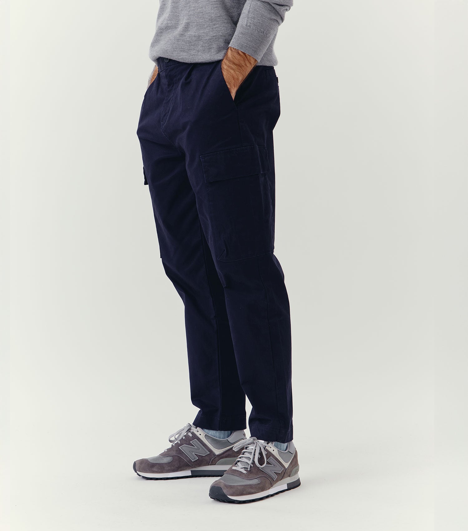 Carrot Cargo Pleat Pant 2/60 Night - BLAW