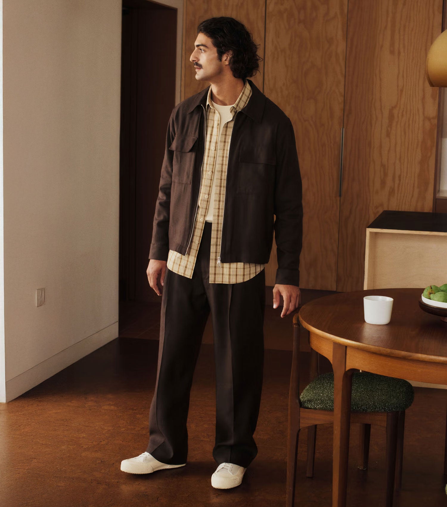 Kay Relaxed fit linen blend Trouser Deep Truffle - NN.07