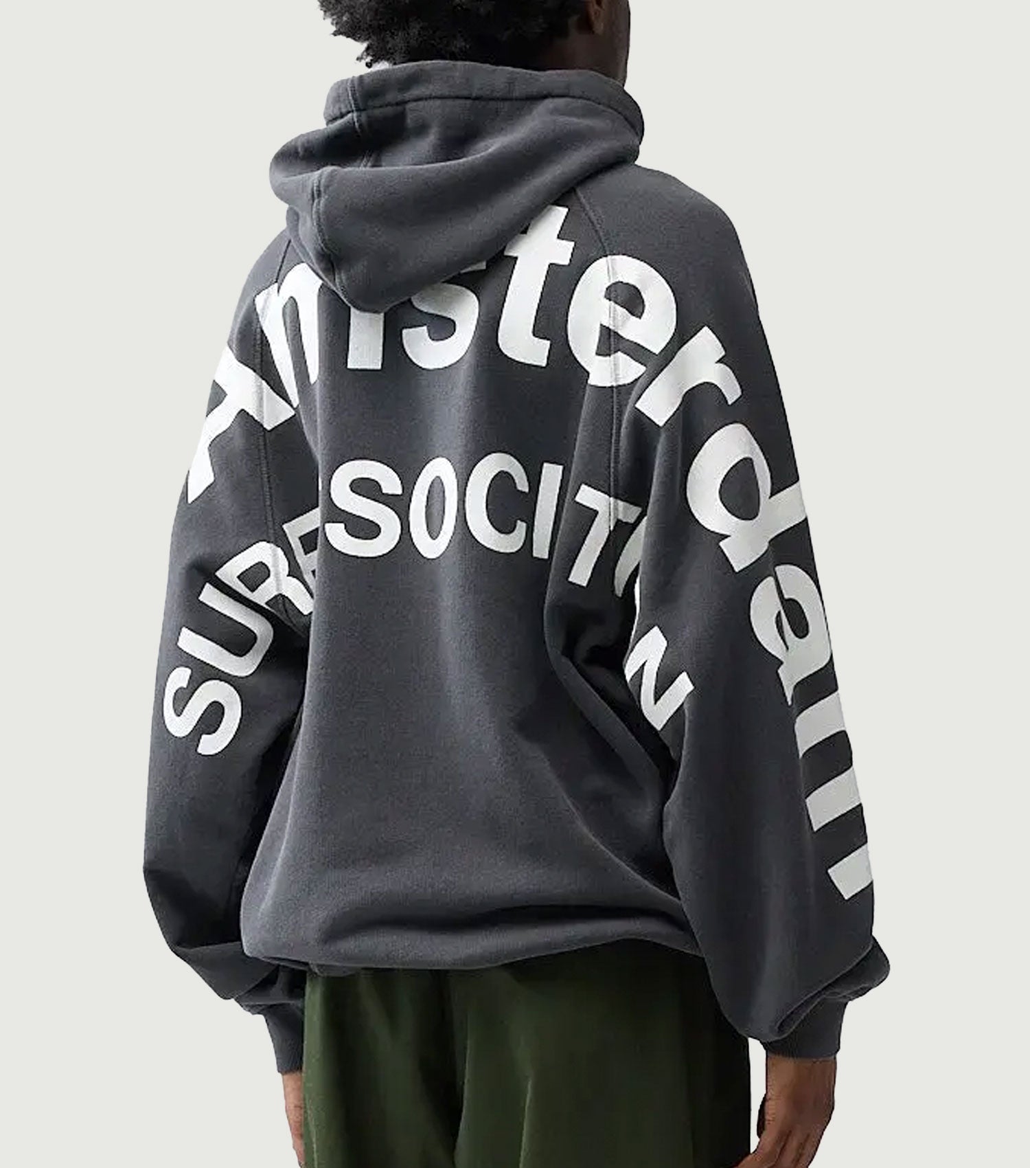 Logo Line Hoodie Antra - New Amsterdam Surf Association