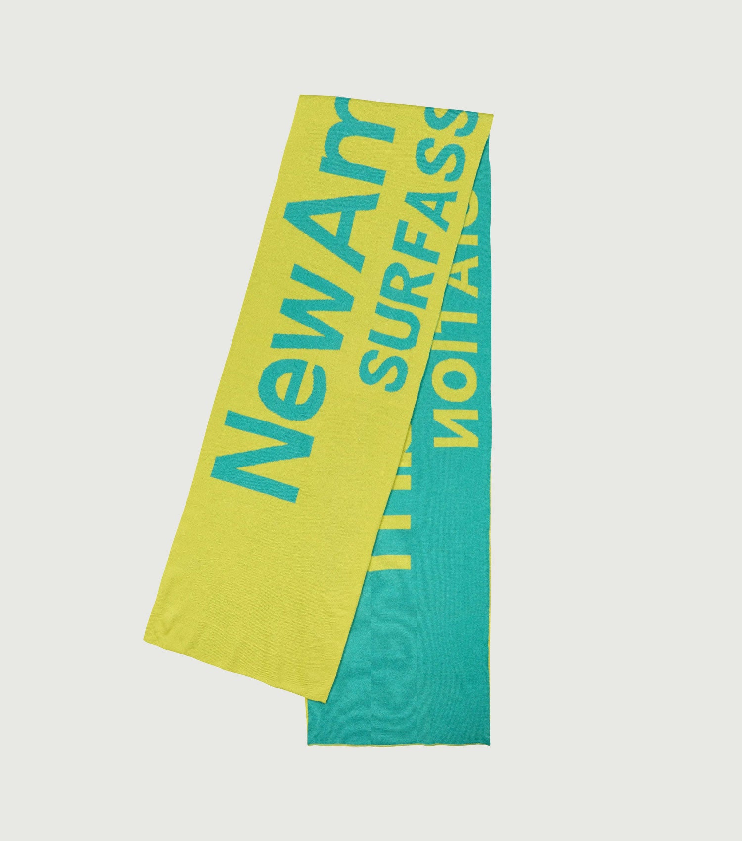 Name Scarf Marine Blue Celery - New Amsterdam Surf Association