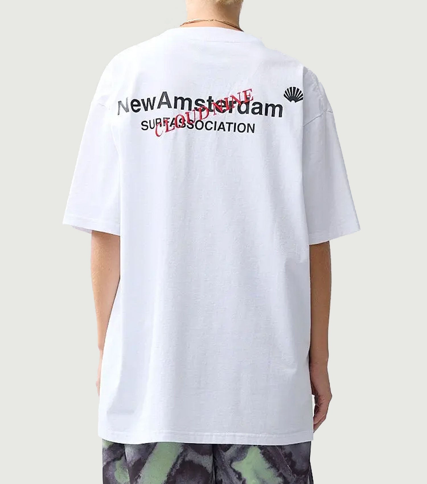 Cloud Nine Tee White - New Amsterdam Surf Association