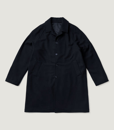 Wool Coat Navy - BLAW