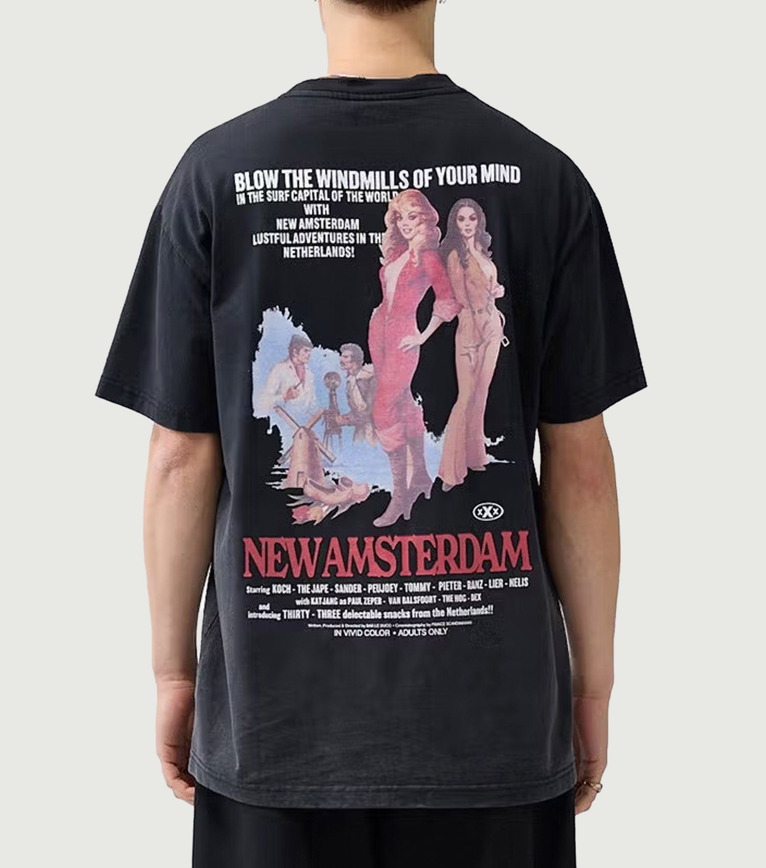 Rated Tee Black - New Amsterdam Surf Association