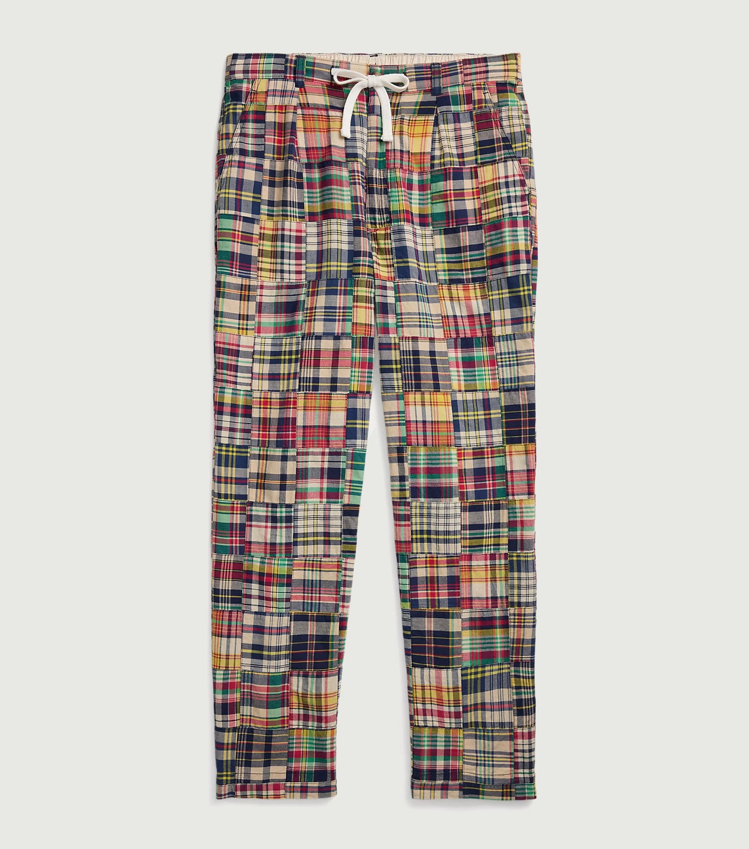 Easy Pant Pleated Madras Patchwork - Ralph Lauren