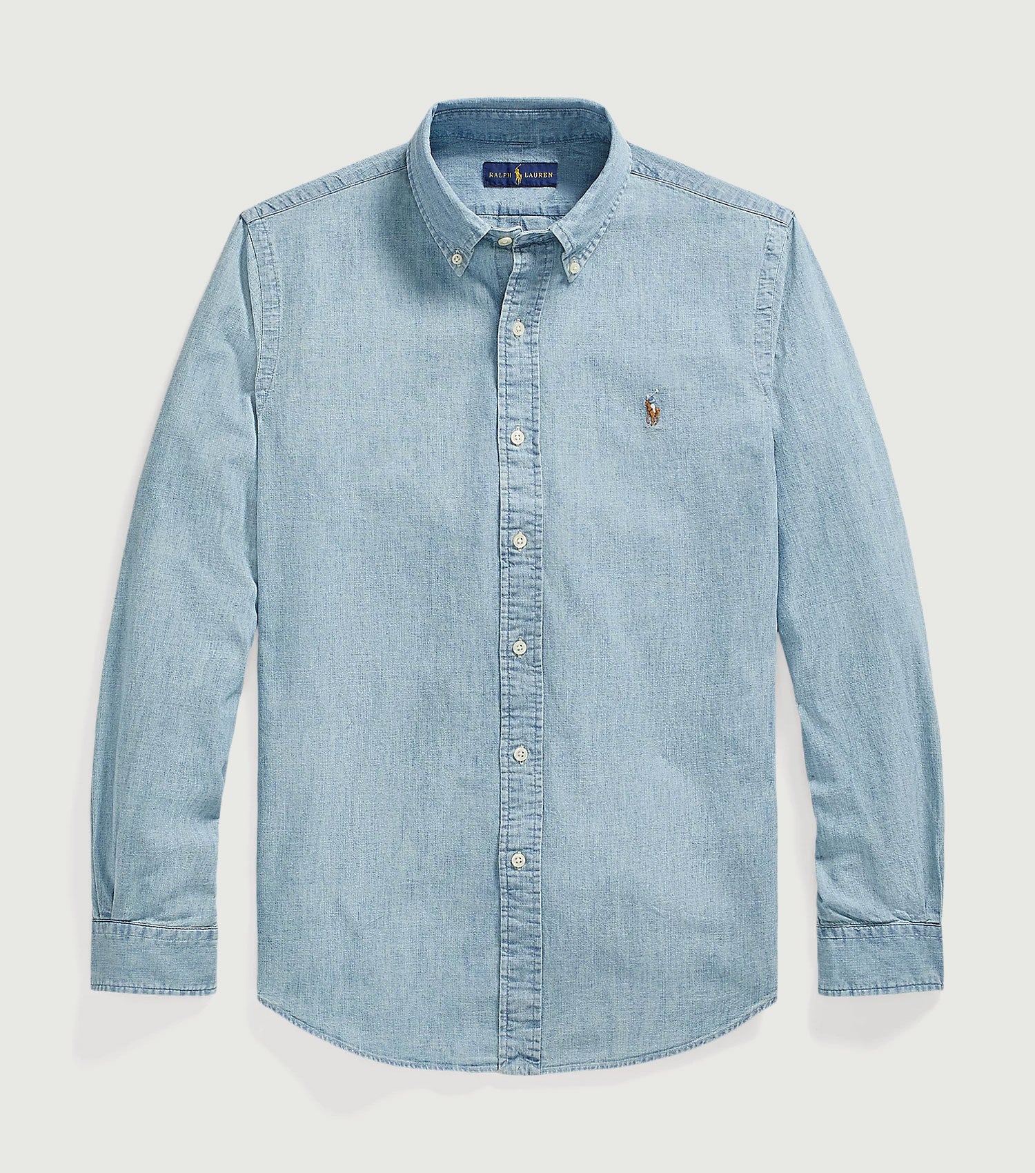 Custom Fit Chambray Shirt - Ralph Lauren