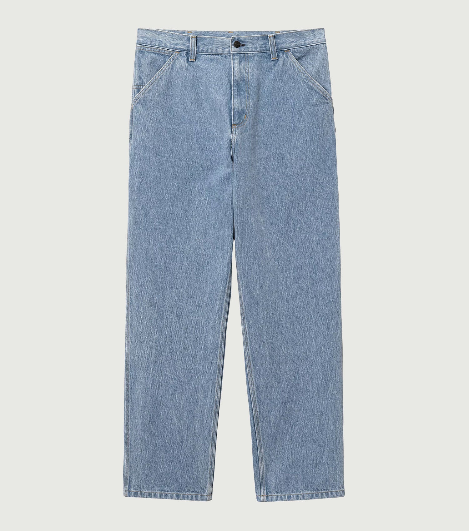 Single Knee Pant 100% Cotton Blue stone bleached - Carhartt WIP