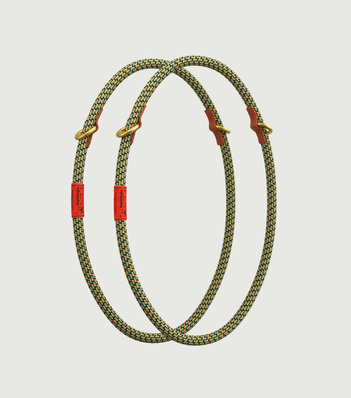 10mm Rope Loop Orange Checkboard