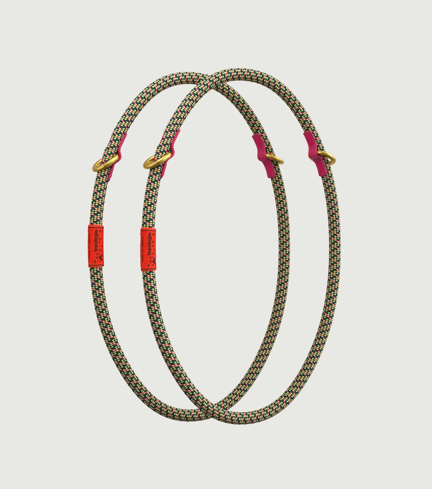 10mm Rope Loop Pink Checkboard - Topologie
