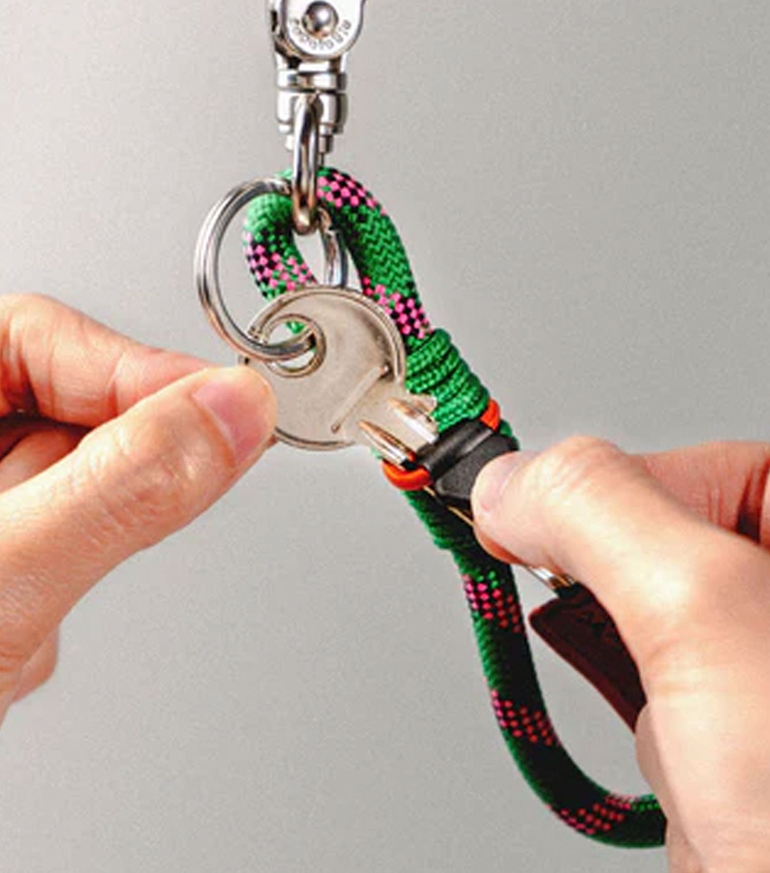 8.0mm Loop Key Holder Deep Teal Helix - Topologie