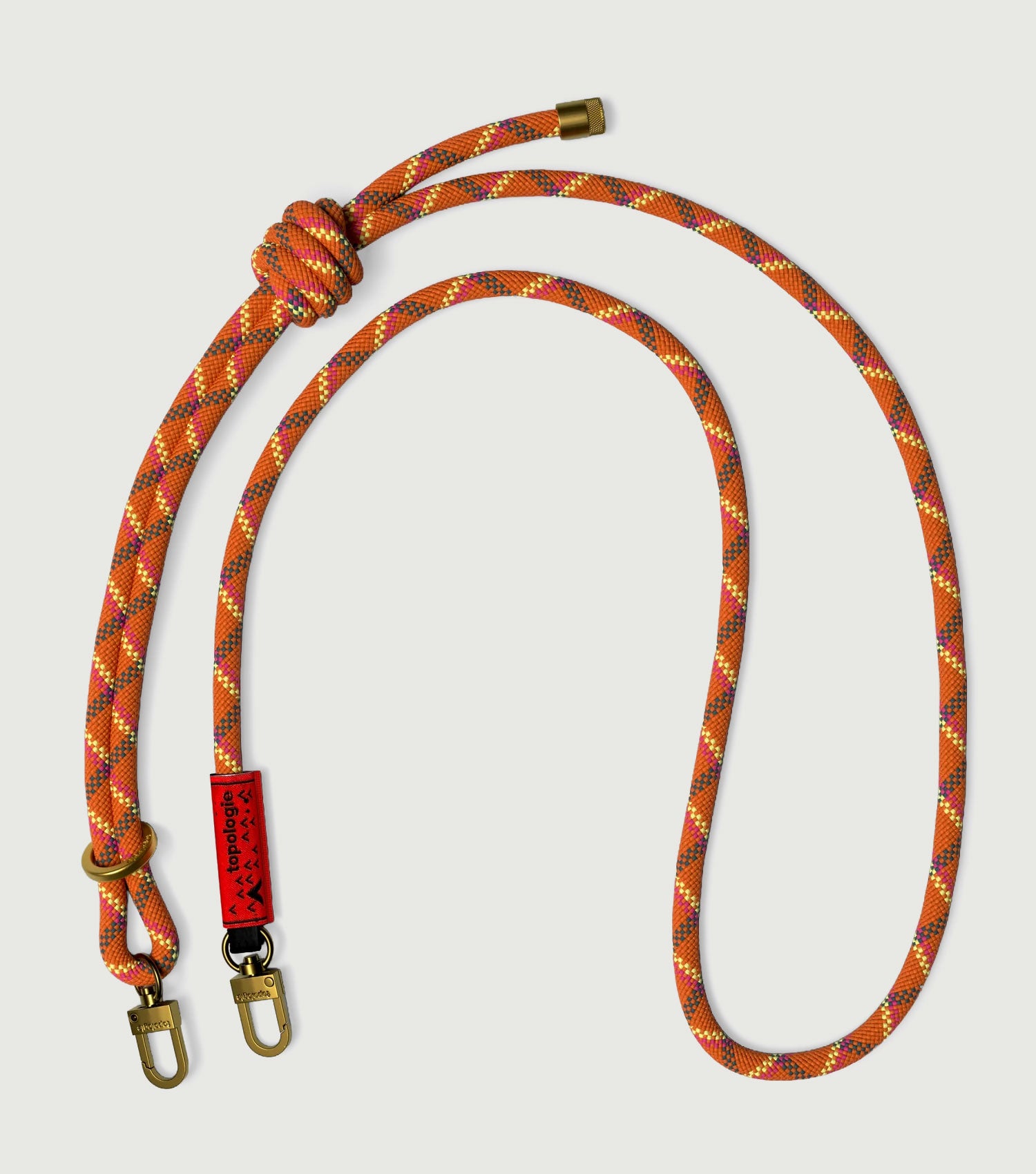 Rope Strap 8.00mm Orange Helix - Topologie