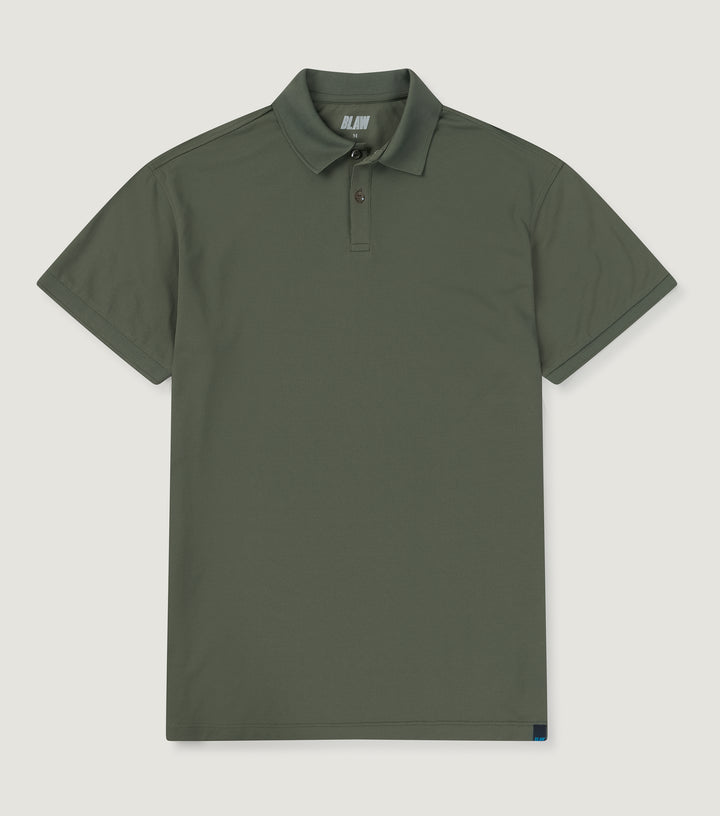 Tech Short Sleeve Polo Army
