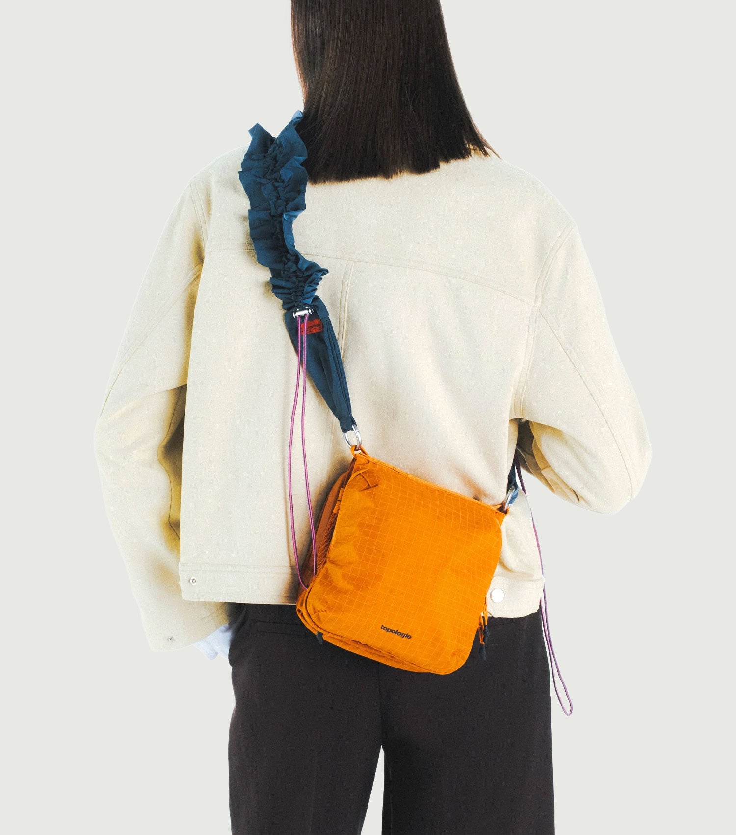 Casette Sacoche Medium Burn Orange Glazed Ripstop - Topologie