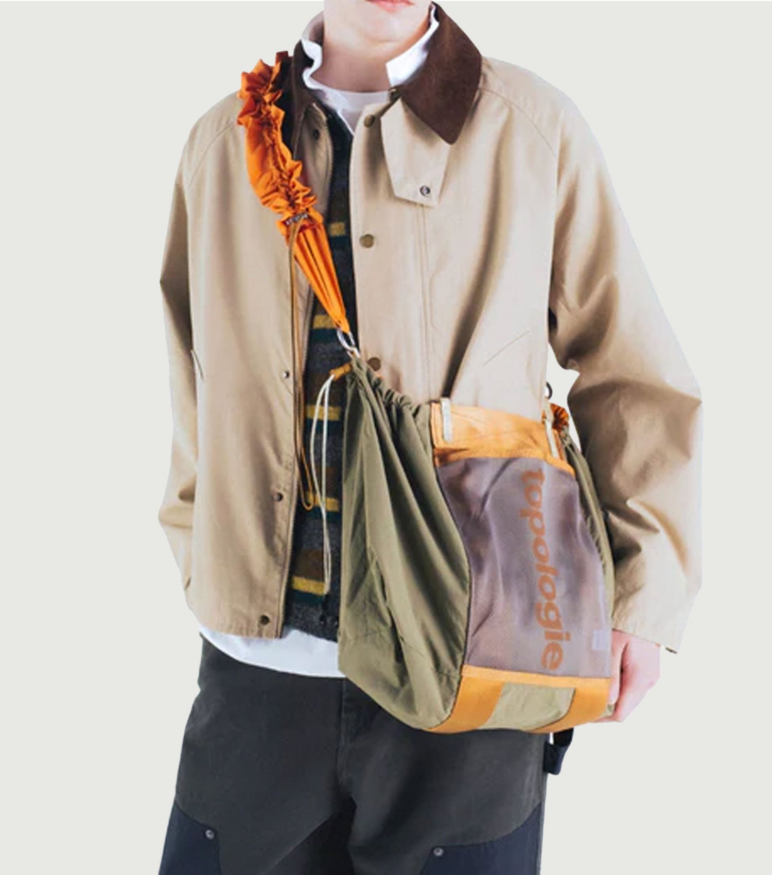 Summit Tote Large Burn Orange Needle Ripstop - Topologie