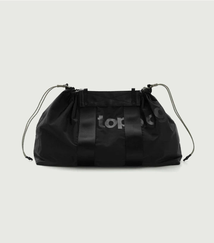 Summit Tote Wide Medium Black Tech Sateen