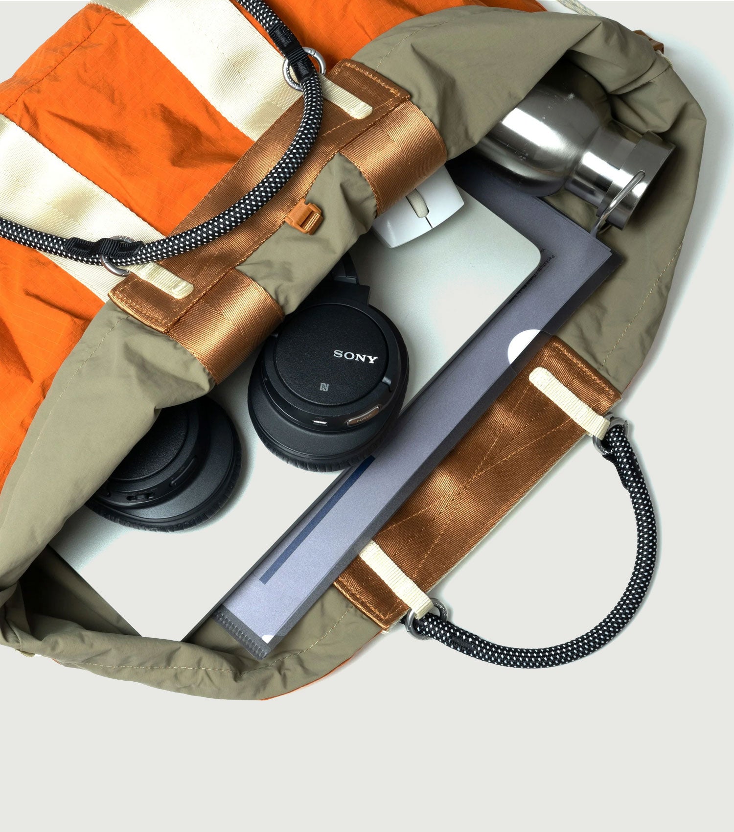 Summit Tote Wide Medium Burn Orange Needle Ripstop - Topologie