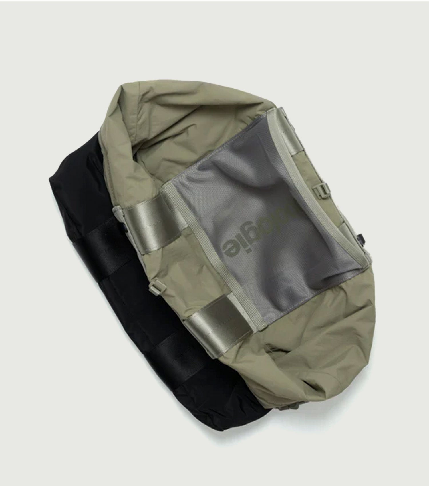 Summit Tote Wide Small Black Tech Sateen - Topologie