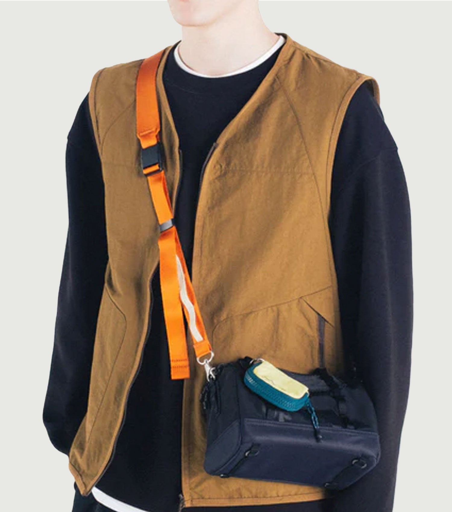 Utility Sling Wide Orange - Topologie