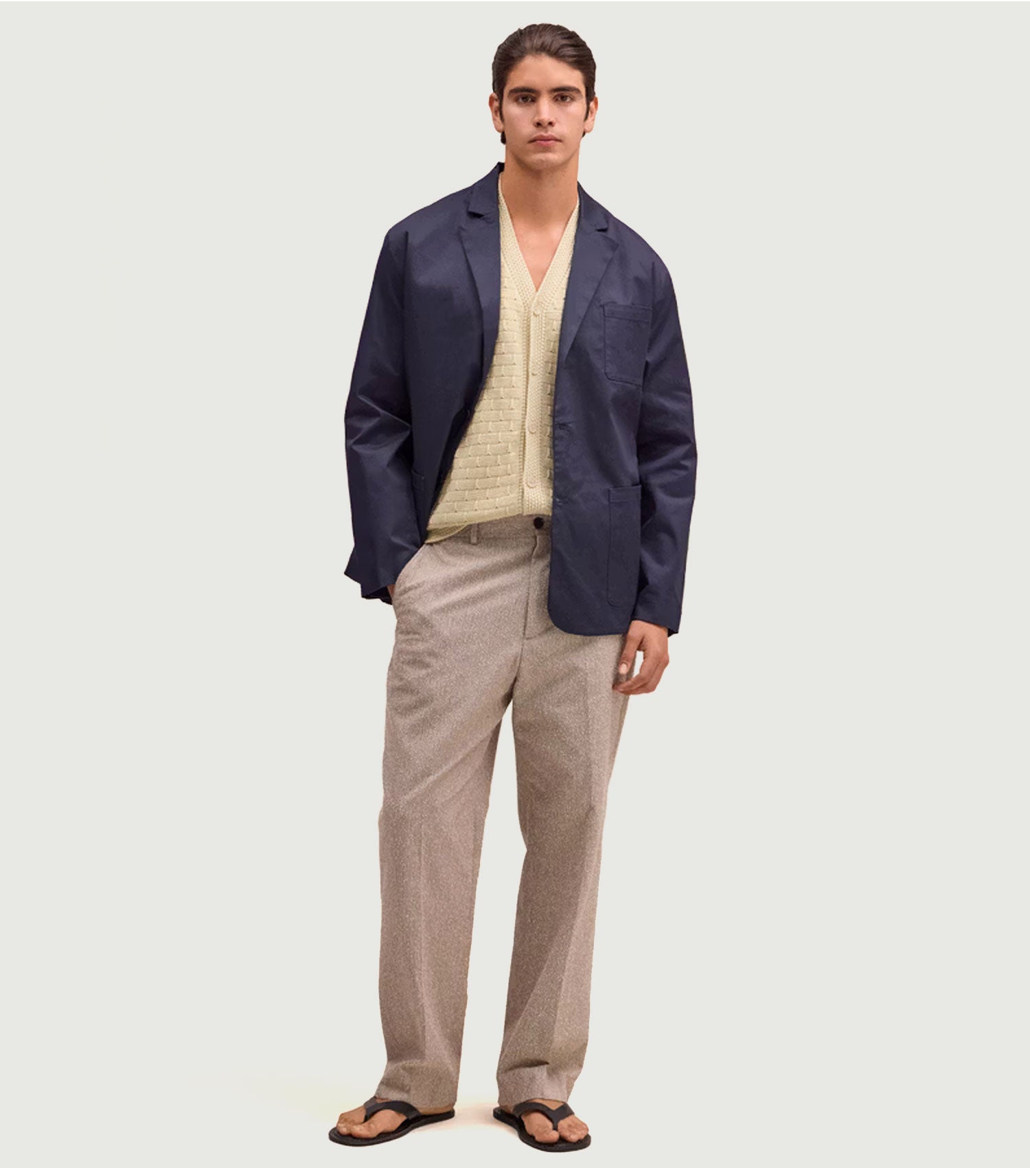 Timo - Tailored Italian Gabardine Blazer Deep Navy - NN.07