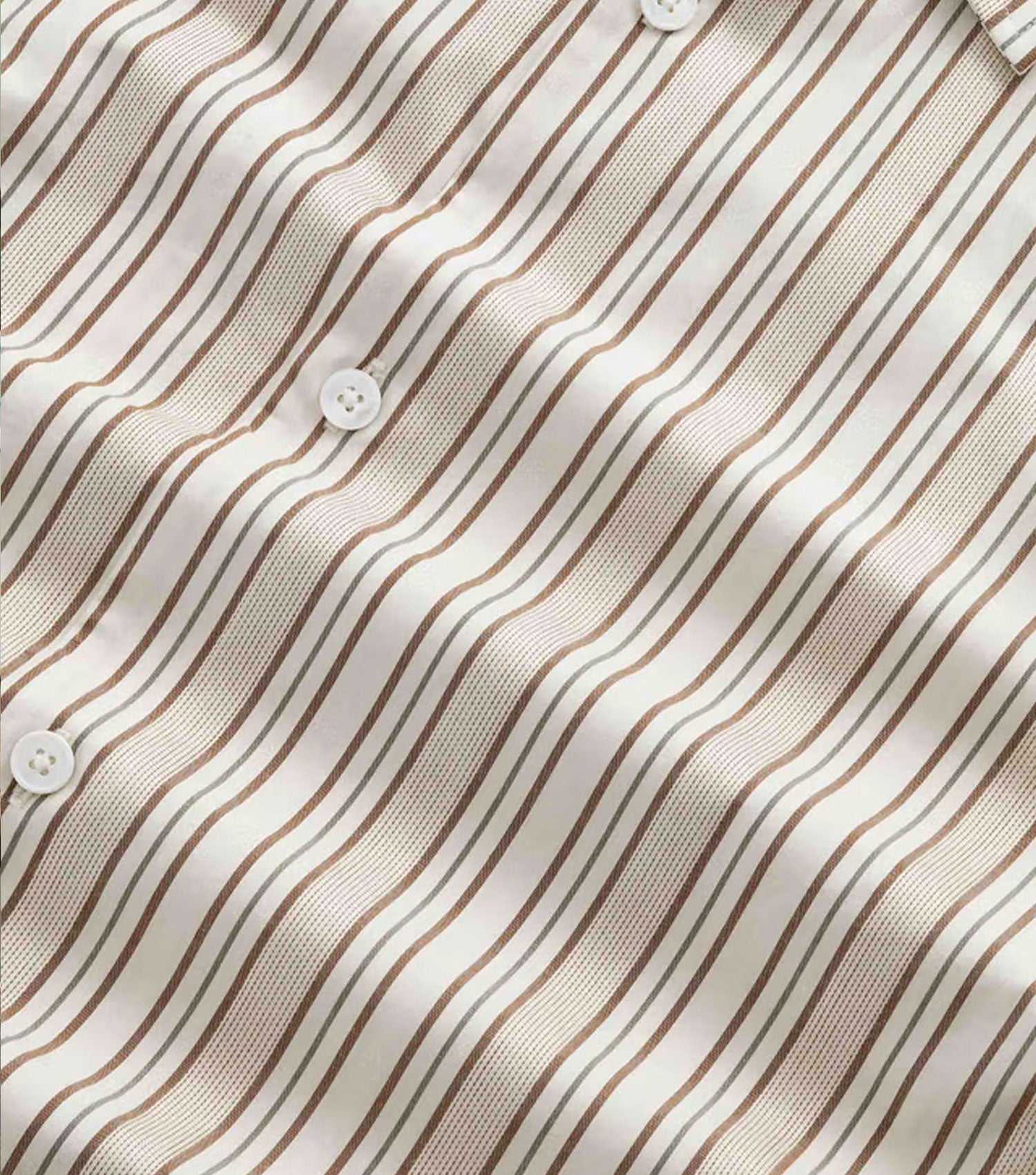 Freddy - Smooth cotton shirt Prairie Stripe - NN.07