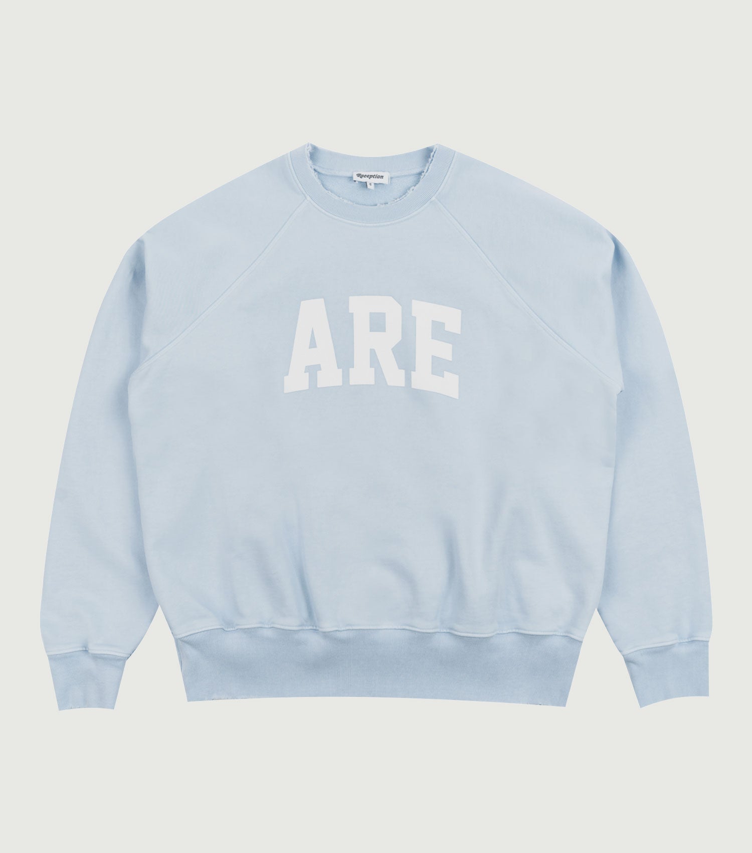 Rare Raglan Sweat Ice Blue - Reception