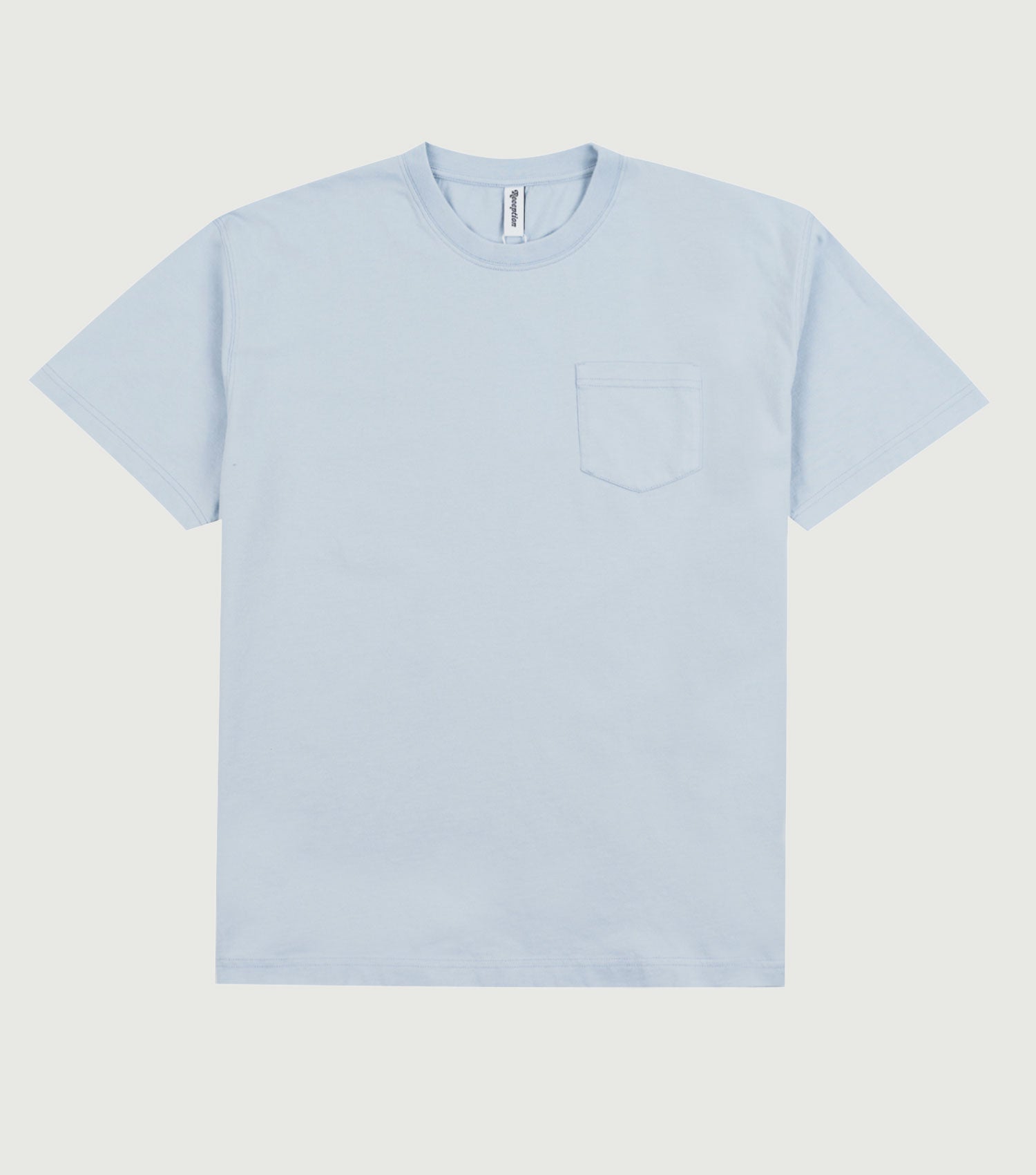 Fuming SS Pocket Tee Ice Blue - Reception