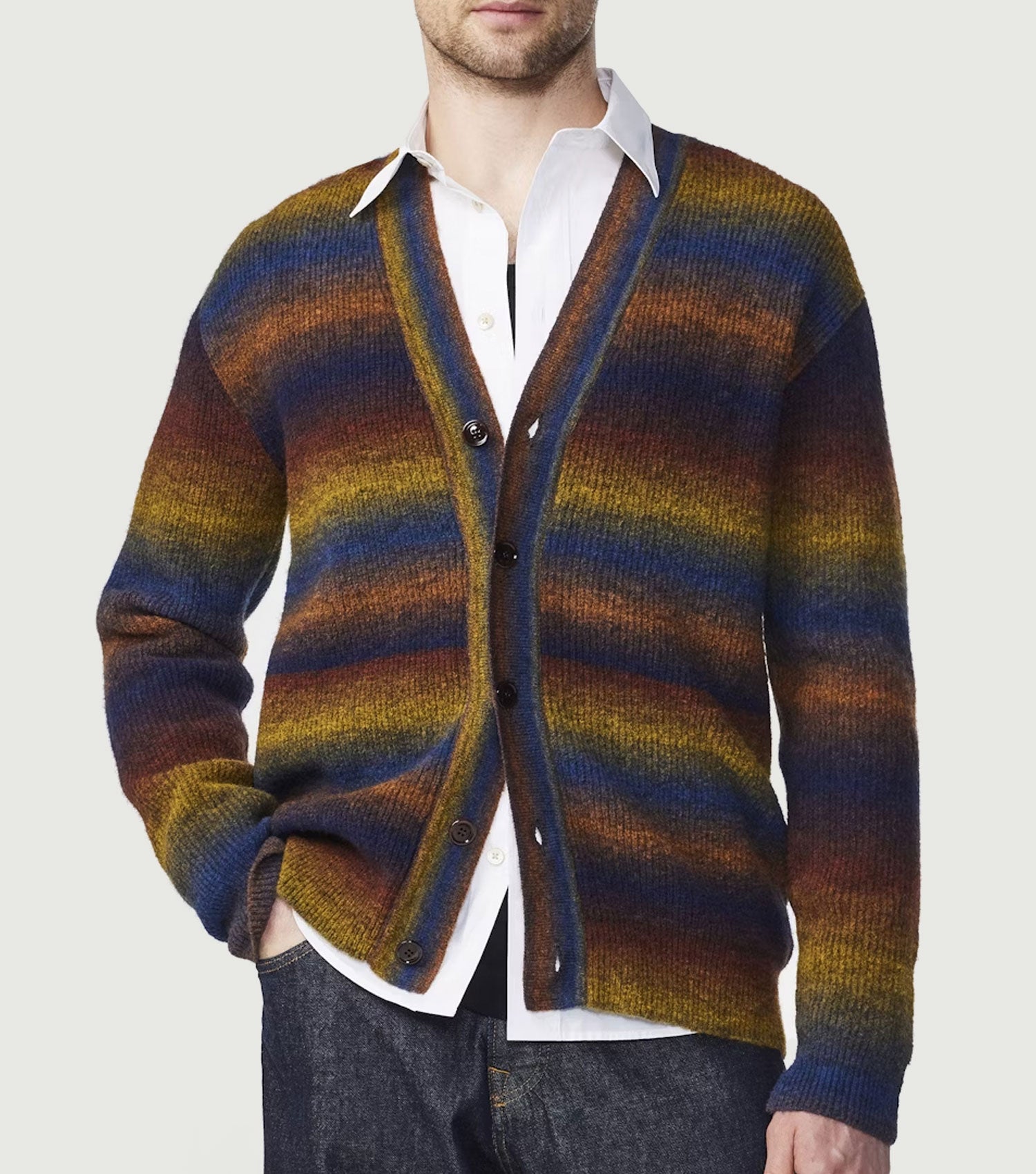 Viggo Cardigan 6652 Multi Shades - NN.07