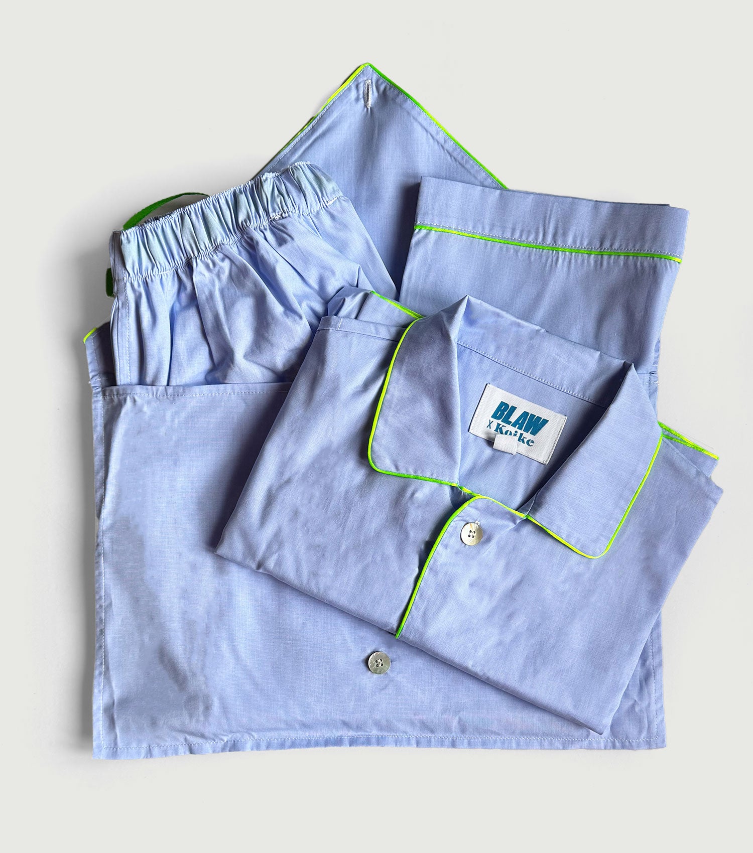Pyjama Set Pipe Green - BLAW