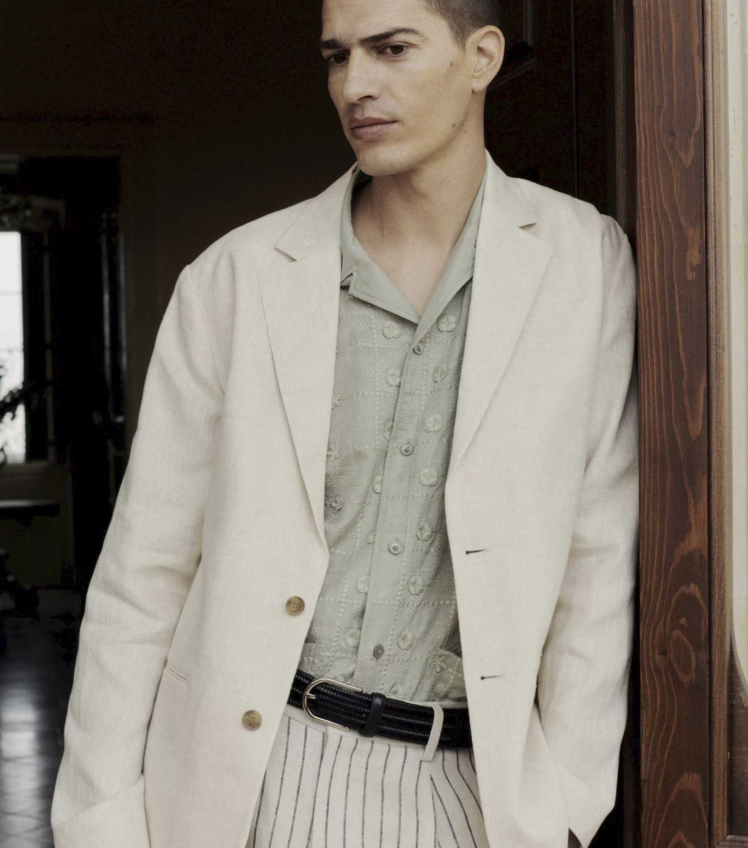 Ben SS Shirt 5026 Sage Green - NN.07