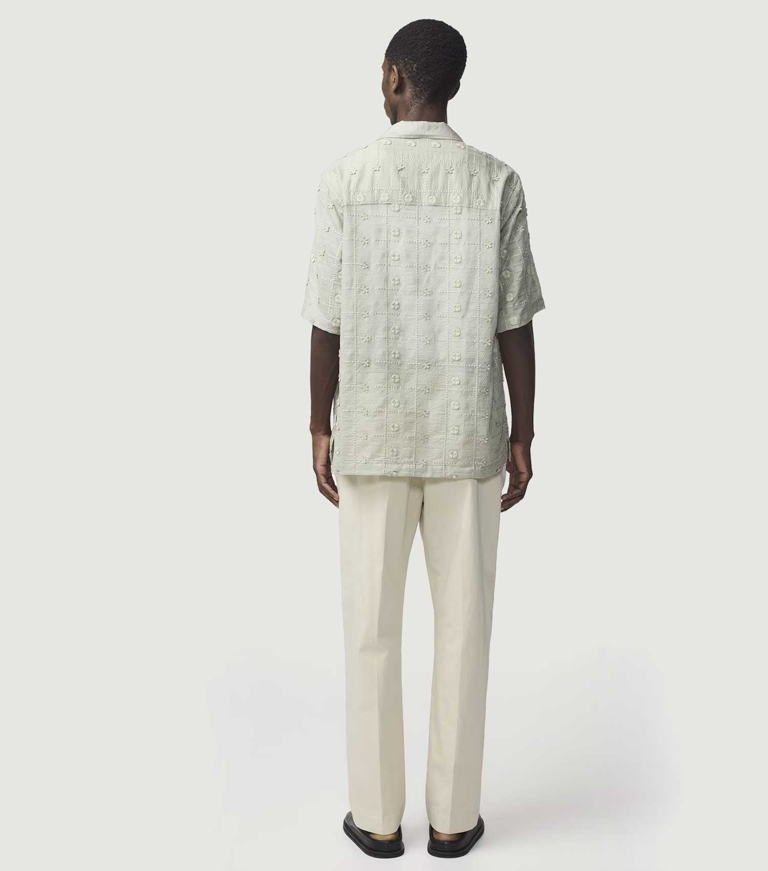 Ben SS Shirt 5026 Sage Green - NN.07