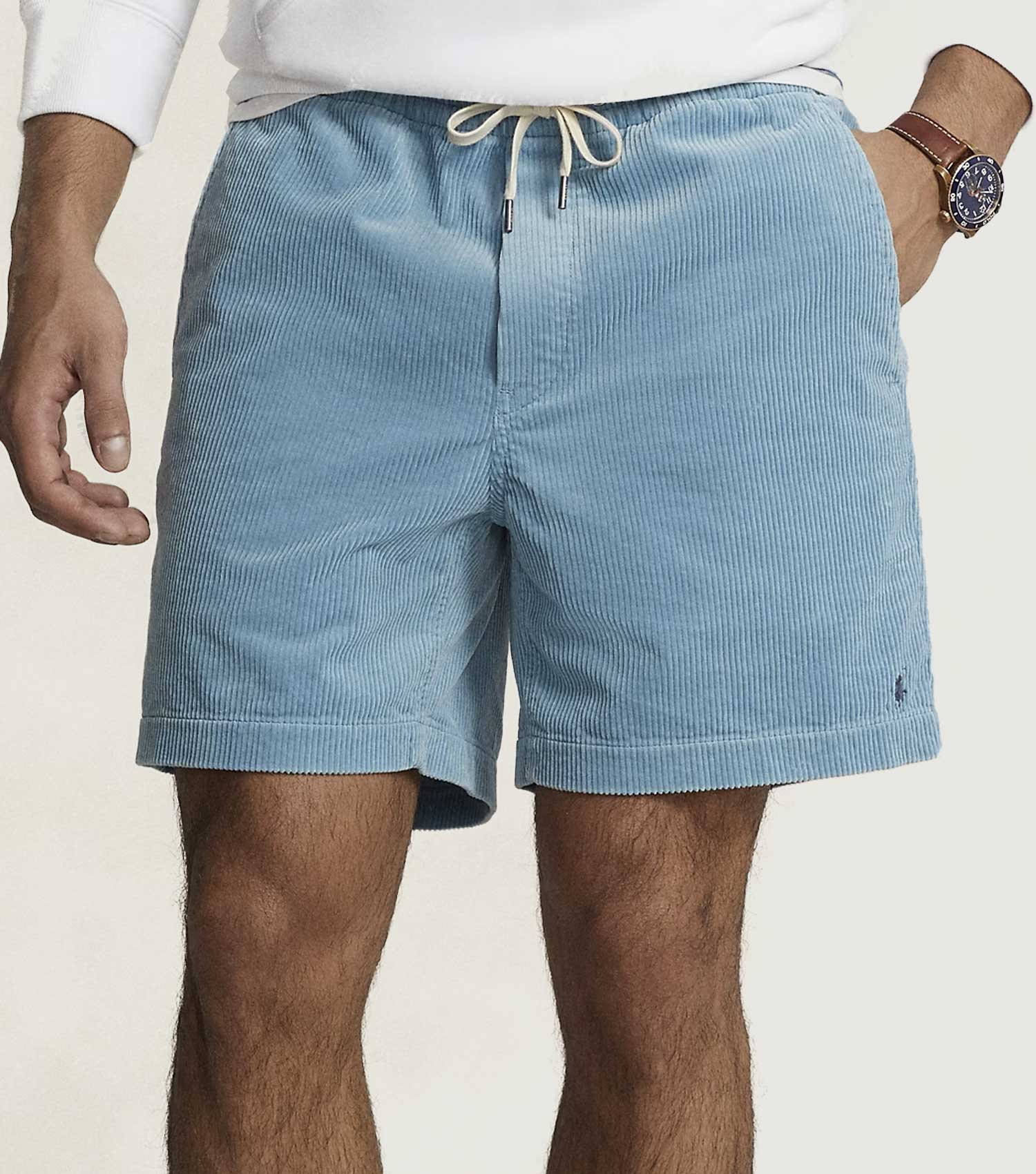 15.2 cm Polo Prepster Corduroy Short Blue Note - Ralph Lauren