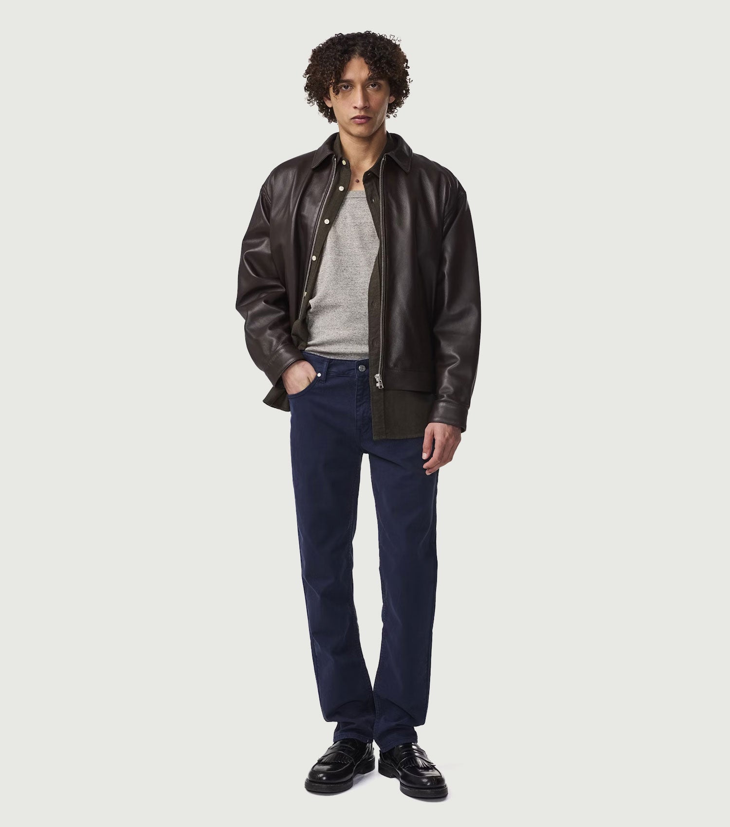 Tony Classic slim fit Trouser Navy Blue - NN.07