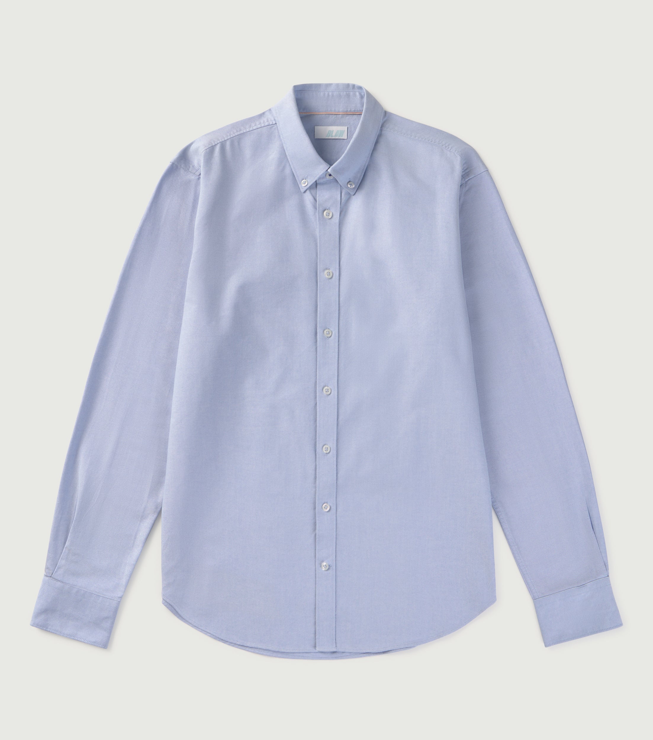 Oxford Button Down Shirt Light Blue - BLAW