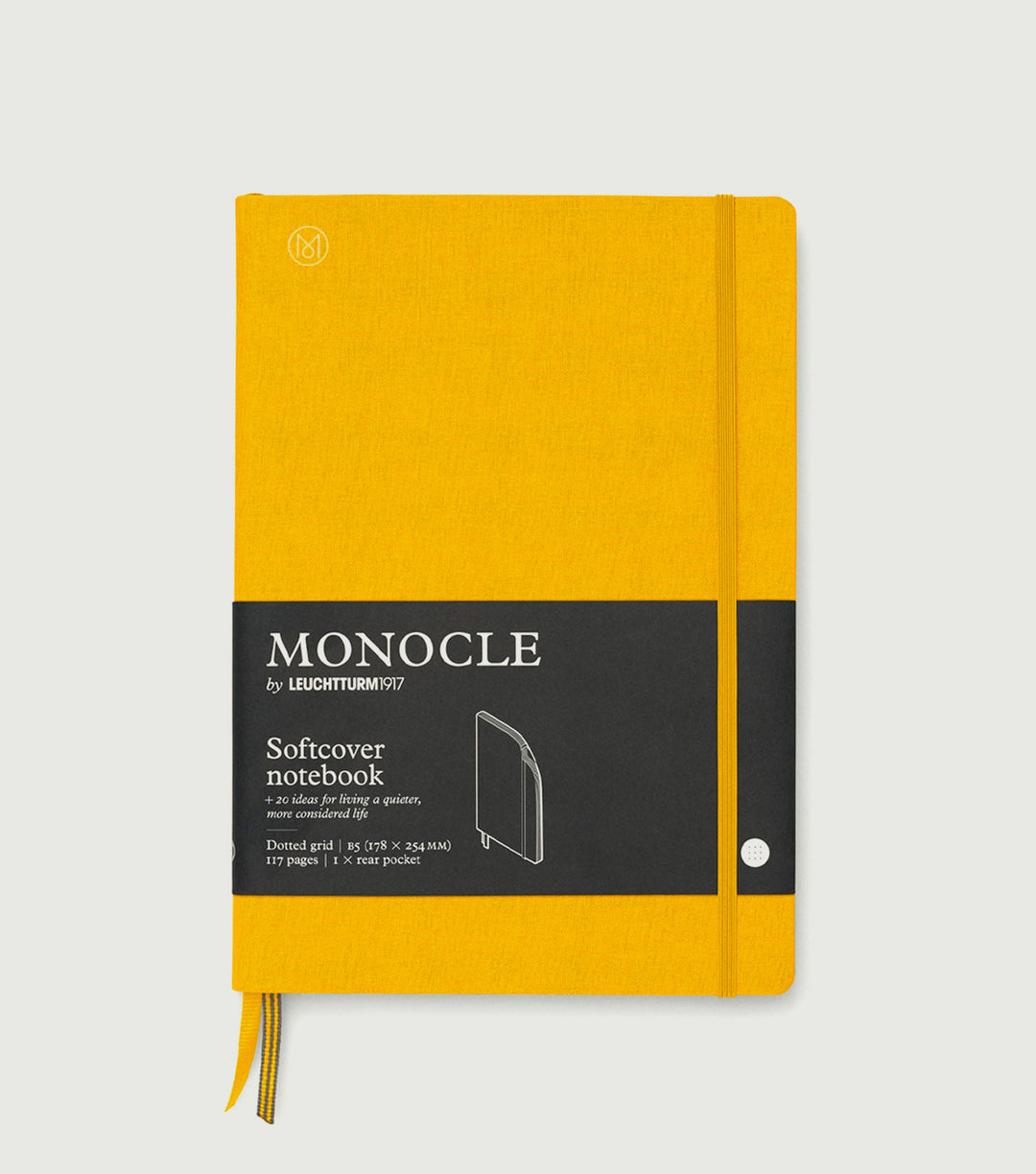 Notebook B5 Monocle, Soft Cover Light Ye - MONOCLE by Leuchtturm1917